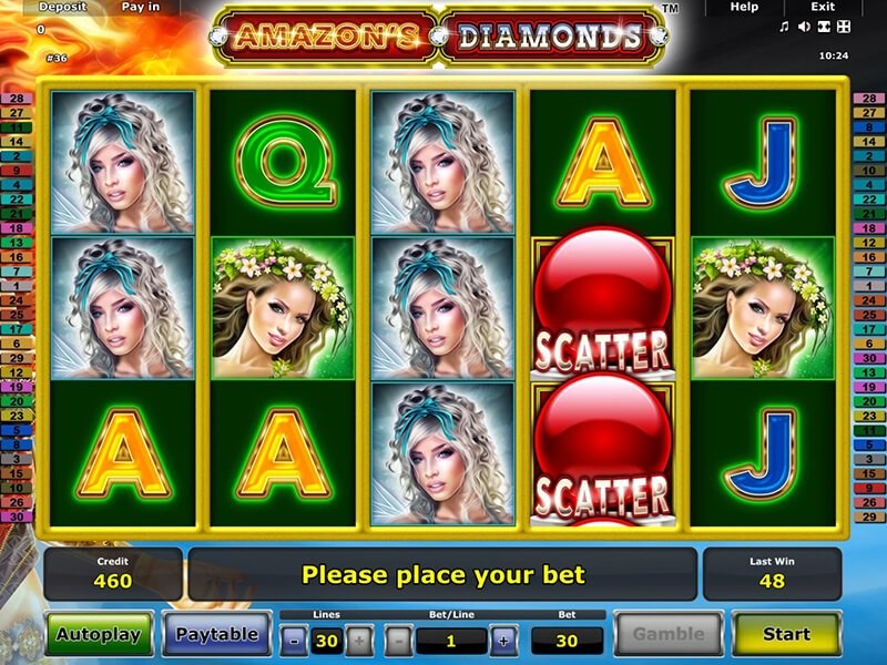 Игровой автомат Amazons Diamonds